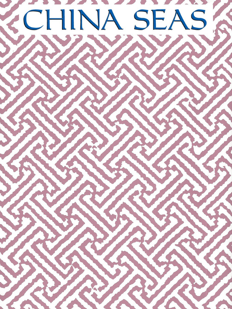 Java Java Lilac on White Paper Screen Printed Wallpaper | China Seas