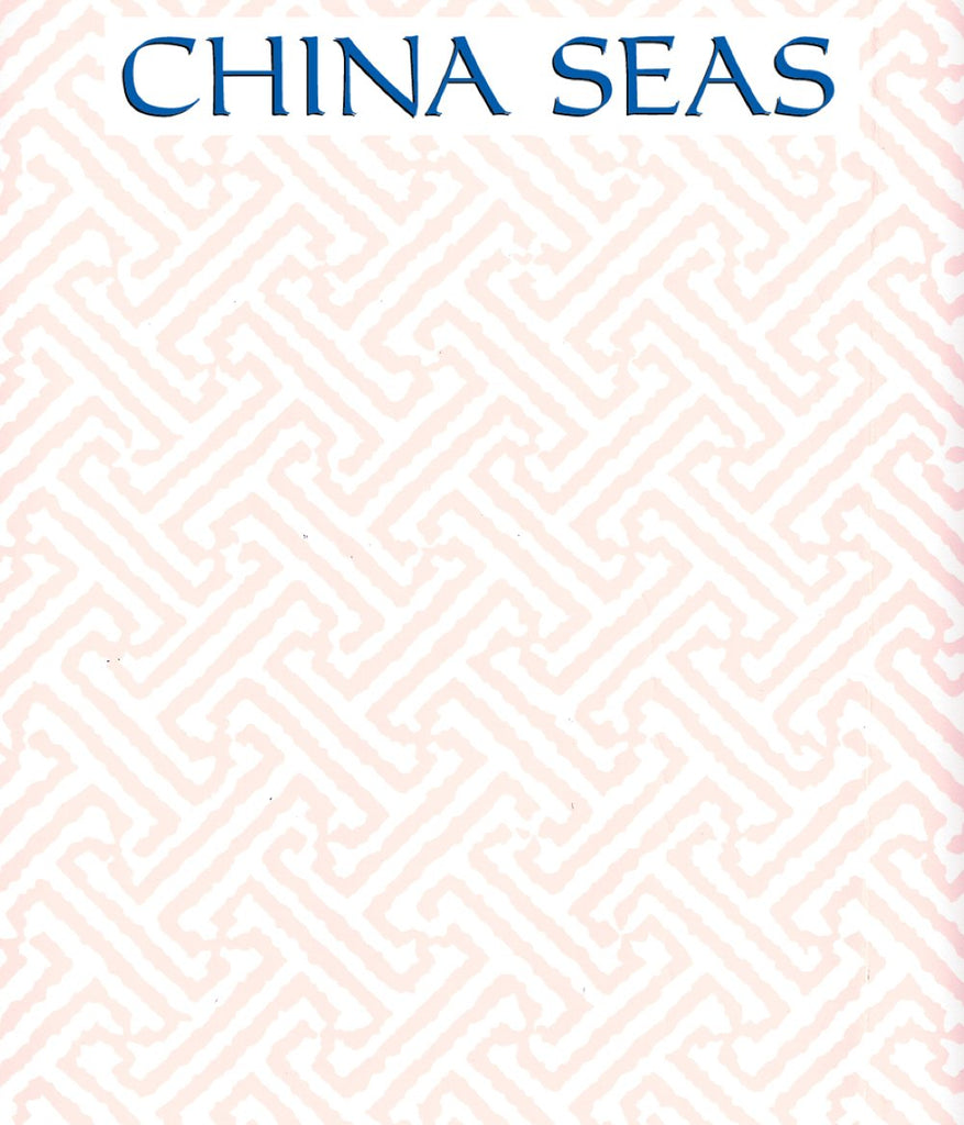 Java Java Pale Pink on White Screen Printed Wallpaper | China Seas