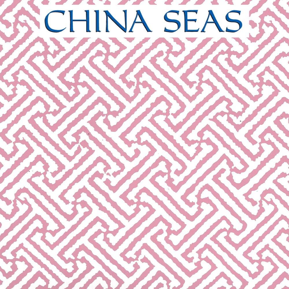 Java Java Pink on White Screen Printed Wallpaper | China Seas