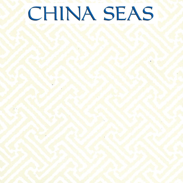 Java Java White on Off White Screen Printed Wallpaper | China Seas