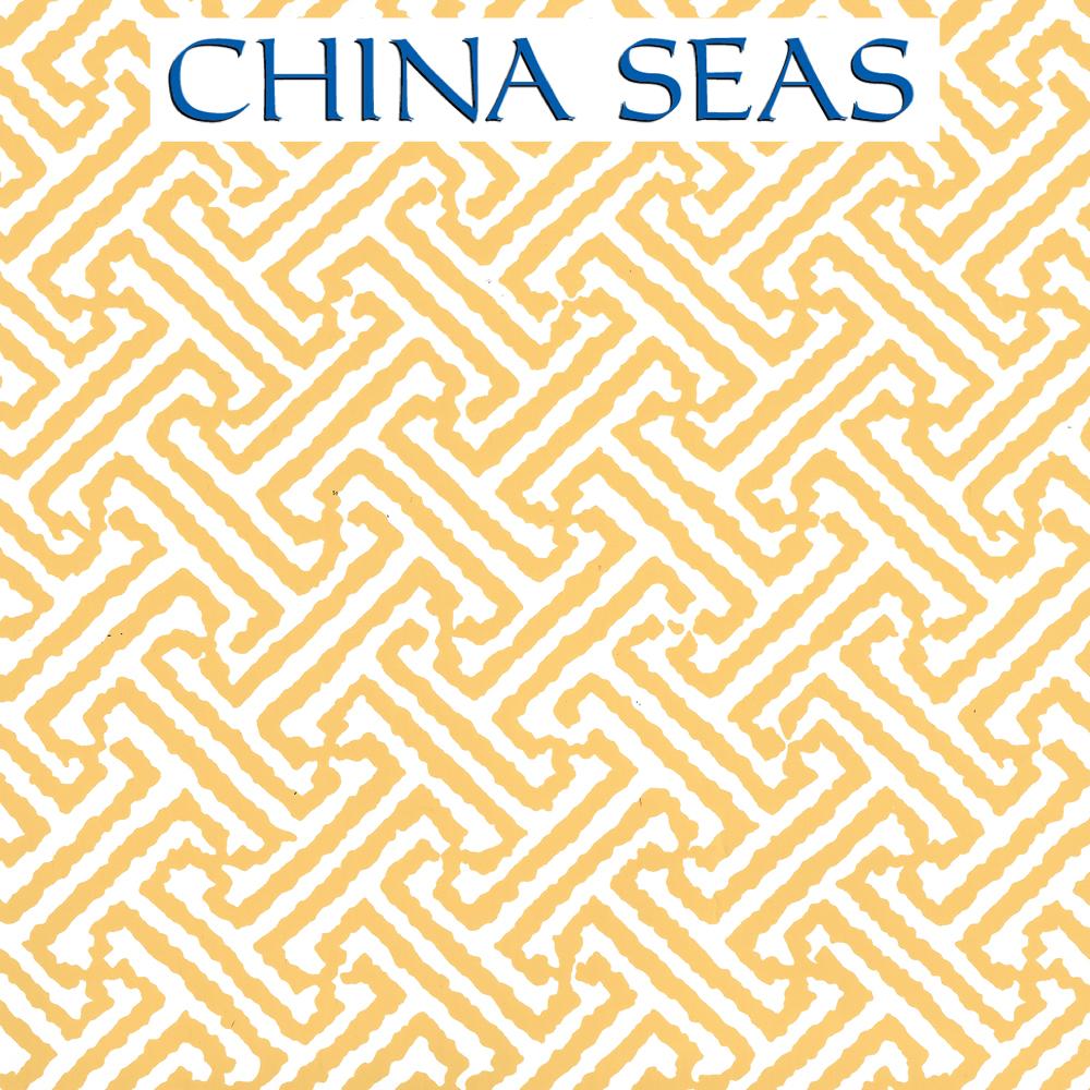 Java Java Yellow on White Screen Printed Wallpaper | China Seas