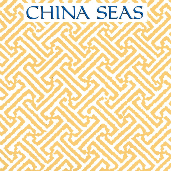 Java Java Yellow on White Screen Printed Wallpaper | China Seas