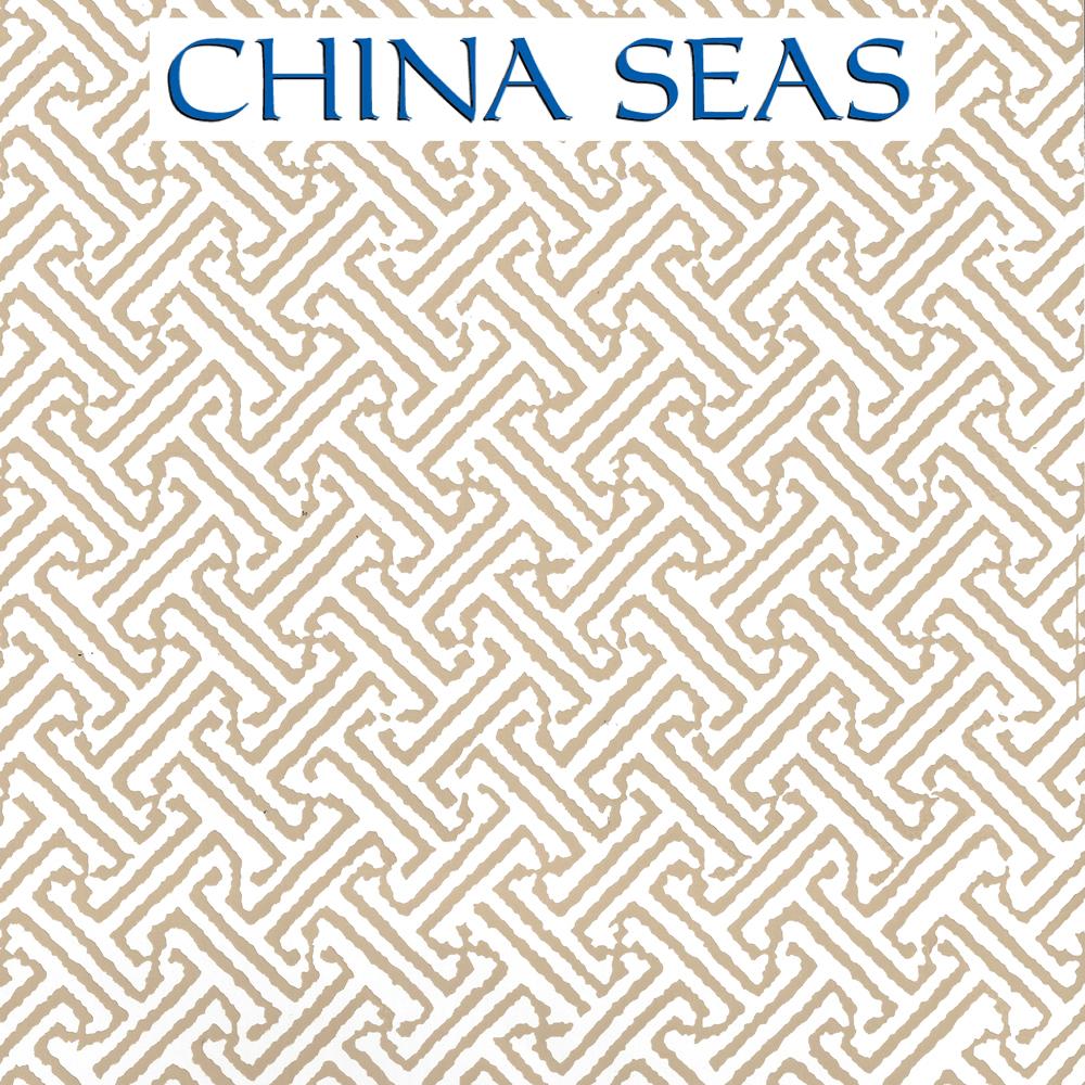 Java Petite Taupe on White Screen Printed Wallpaper | China Seas
