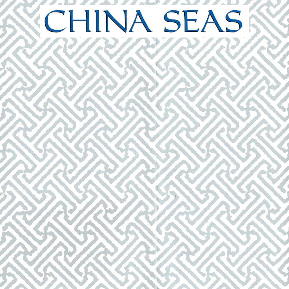 Jave Petite Cadet on White Screen Printed Wallpaper | China Seas