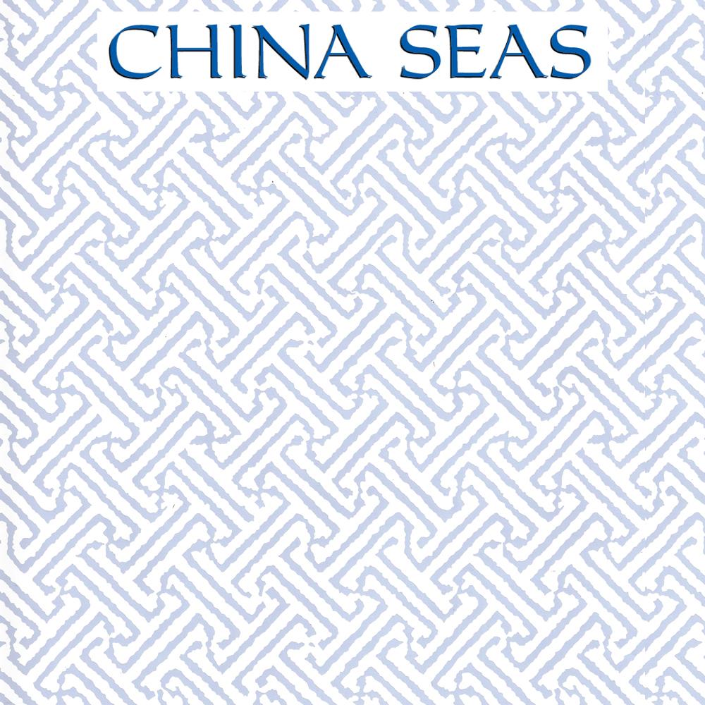 Jave Petite Periwinkle Screen Printed Wallpaper | China Seas
