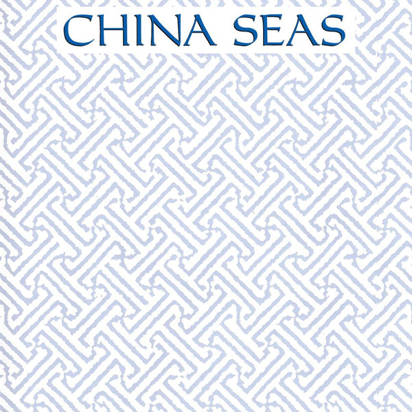 Jave Petite Periwinkle Screen Printed Wallpaper | China Seas