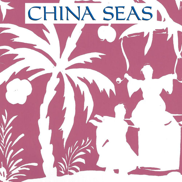 Lyford Background Magenta on White Screen Printed Wallpaper | China Seas