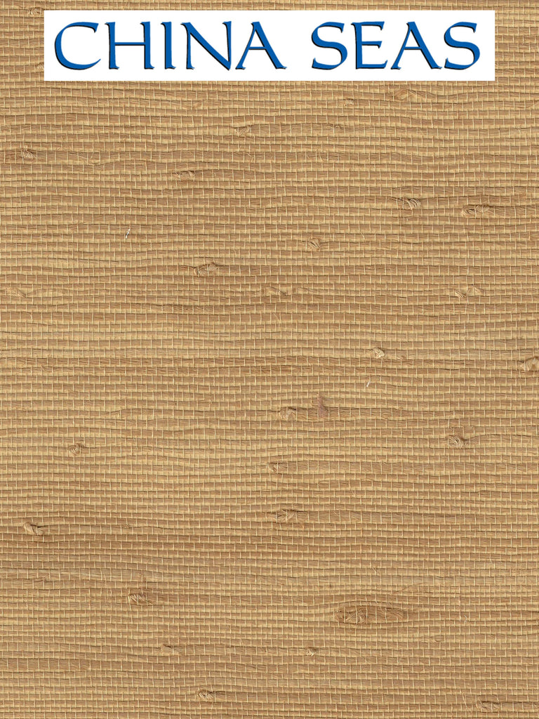 Pacific Jute Hay Screen Printed Wallpaper | China Seas