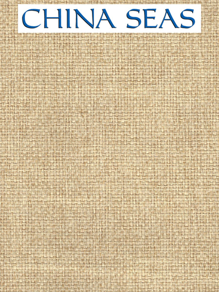 Pacific Paperweave Natural Screen Printed Wallpaper | China Seas