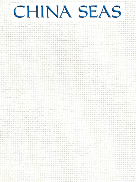 Pacific Paperweave White Screen Printed Wallpaper | China Seas