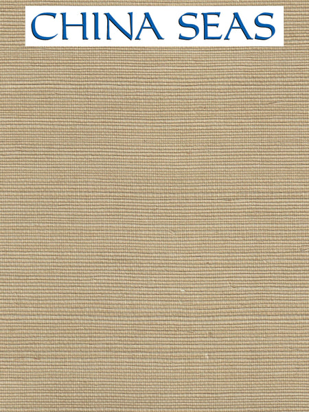 Pacific Sisal Straw Screen Printed Wallpaper | China Seas