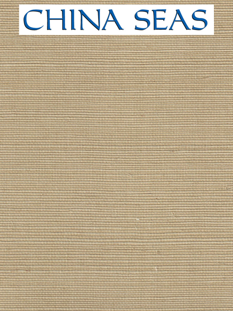 Pacific Sisal Straw Screen Printed Wallpaper | China Seas