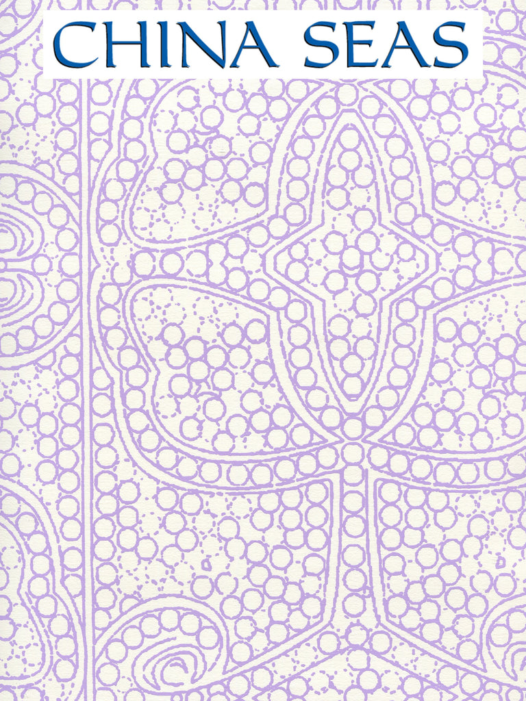 Persia Lilac_on_Almost_White Sample Wallpaper