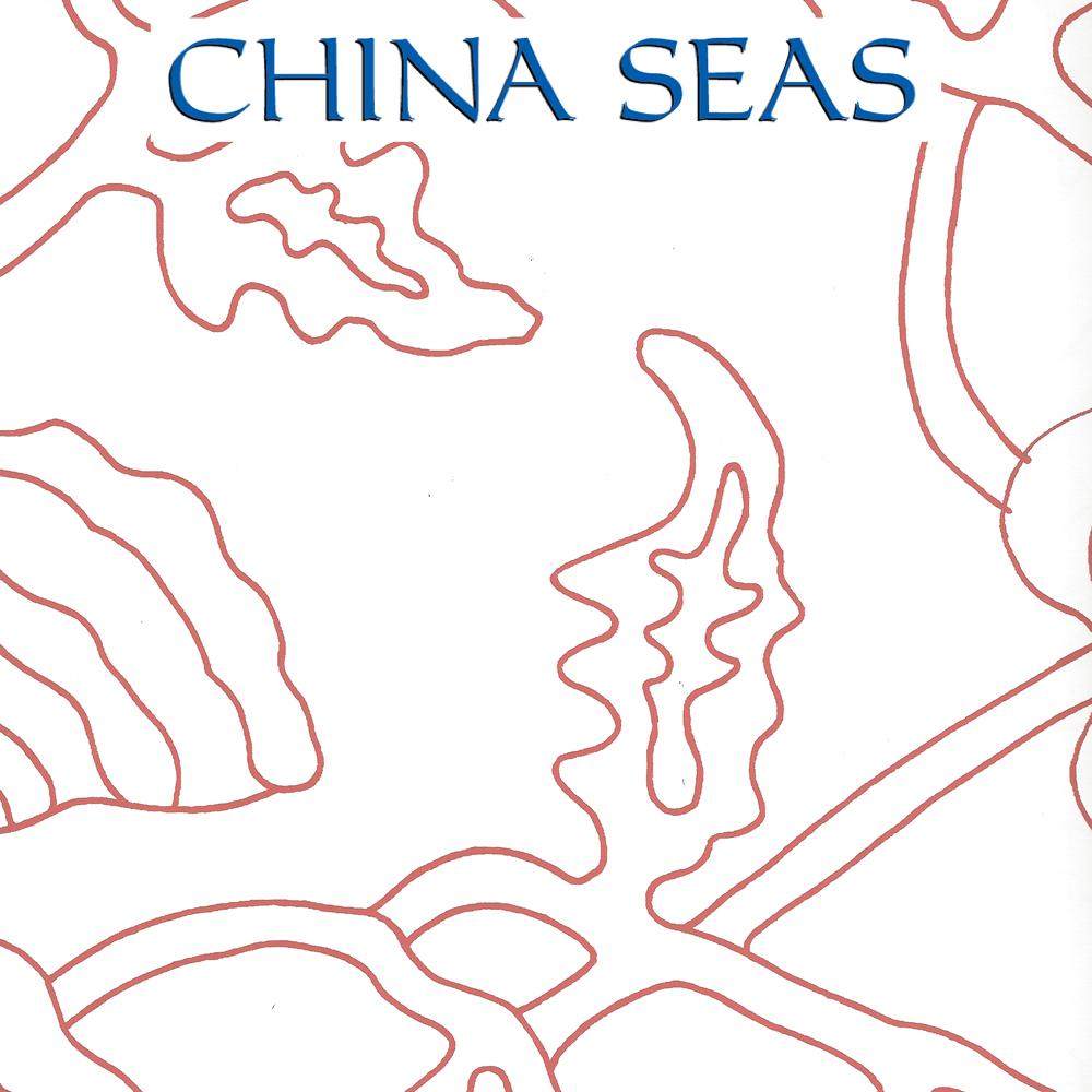 Potalla Outline New Shrimp White Screen Printed Wallpaper | China Seas