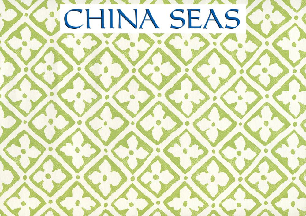 Puccini New Apple on Almost White Screen Printed Wallpaper | China Seas