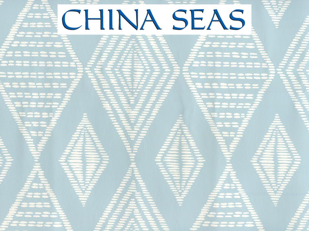 Safari Soft Windsor on Almost White Paper Screen Printed Wallpaper | China Seas