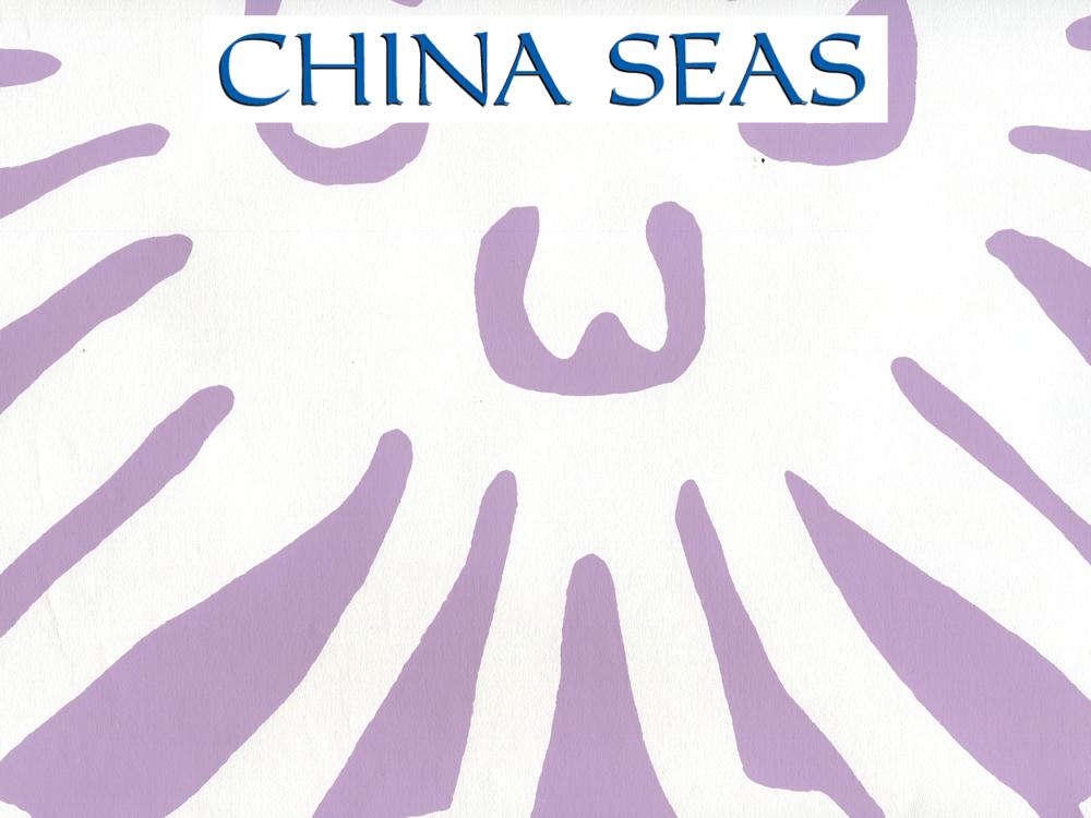 Sigourney Reverse Large Scale Lavender on White Screen Printed Wallpaper | China Seas