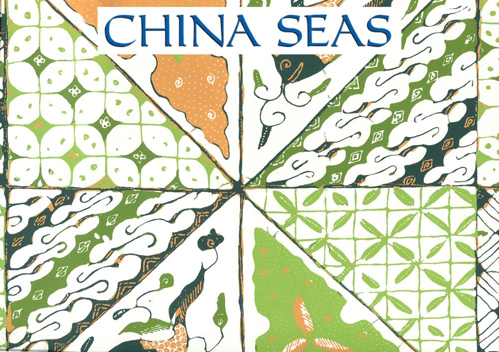 Sunnyjim Batik Multi Greens Tan Screen Printed Wallpaper | China Seas