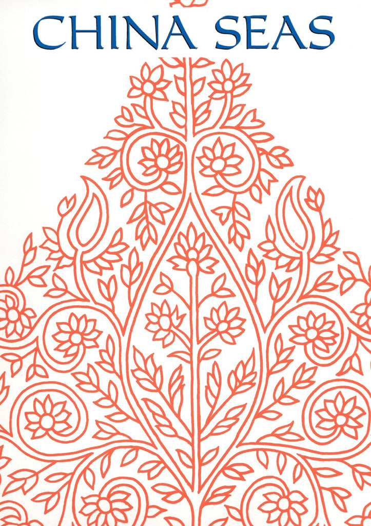 Taj Melon on White Screen Printed Wallpaper | China Seas
