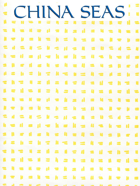 Tate Yellow on White Screen Printed Wallpaper | China Seas