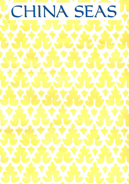 Volpi Langdon Yellow on Almost White Screen Printed Wallpaper | China Seas