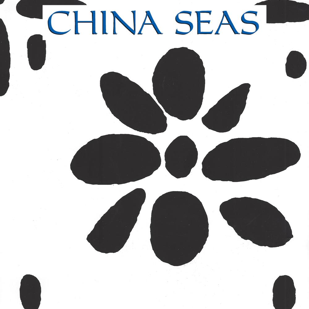 Wildflowers II Black on White Screen Printed Wallpaper | China Seas