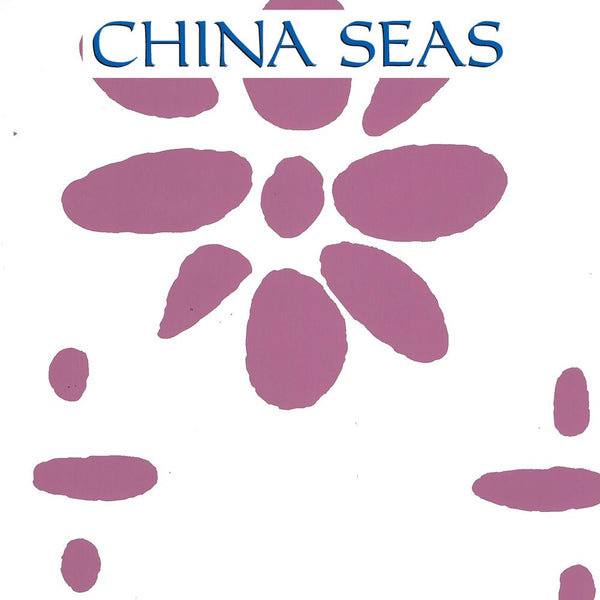 Wildflowers II Purple on White Screen Printed Wallpaper | China Seas