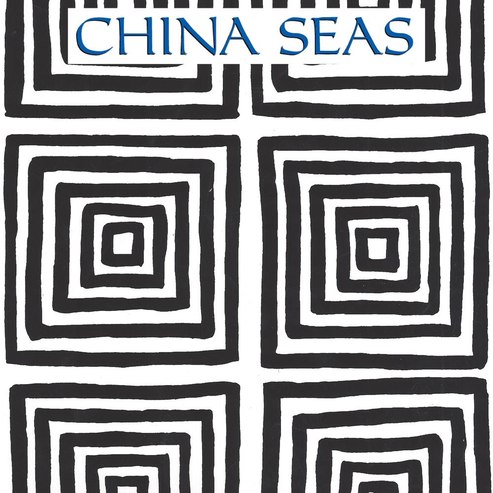 Zig Zag Black on White Screen Printed Wallpaper | China Seas