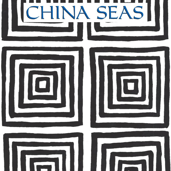 Zig Zag Black on White Screen Printed Wallpaper | China Seas