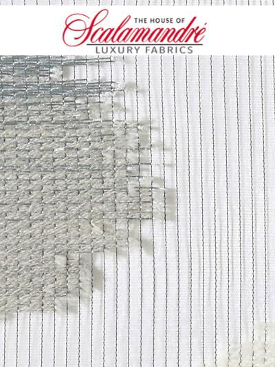 GEMME - GREY - FABRIC - CH1059-105 at Designer Wallcoverings and Fabrics, Your online resource since 2007