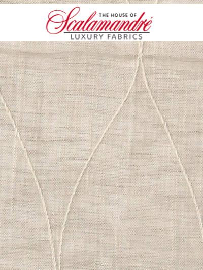 CHANEL SHEER - LINEN - FABRIC - CH0421-107 at Designer Wallcoverings and Fabrics, Your online resource since 2007