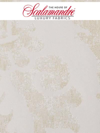 CORONA DAMASK - PEARL - FABRIC - CH0631-107 at Designer Wallcoverings and Fabrics, Your online resource since 2007