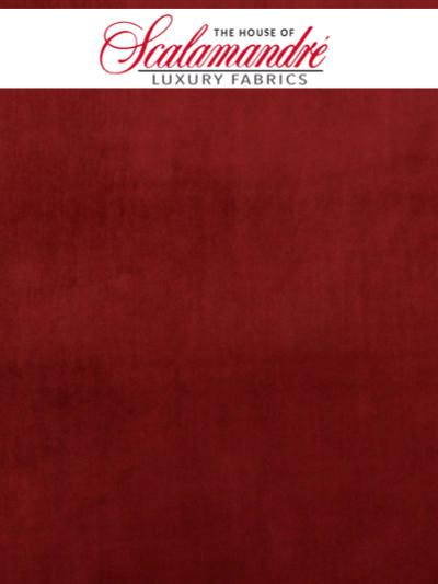 VIP - DEEP RED - FABRIC - CH1447-152 at Designer Wallcoverings and Fabrics, Your online resource since 2007