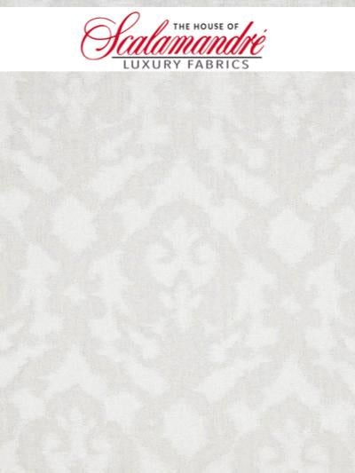 POMPADOUR - PAPER WHITE - FABRIC - CH4472-200 at Designer Wallcoverings and Fabrics, Your online resource since 2007