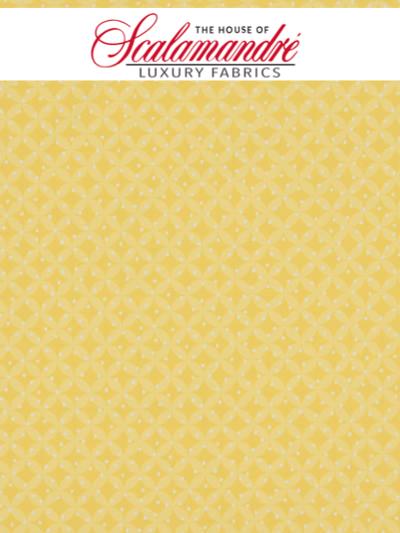 AMICALE - LEMON - FABRIC - CH1449-203 at Designer Wallcoverings and Fabrics, Your online resource since 2007