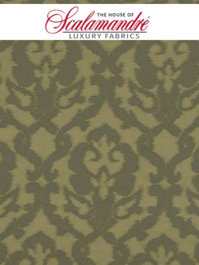 POMPADOUR - OLIVE - FABRIC - CH4472-204 at Designer Wallcoverings and Fabrics, Your online resource since 2007