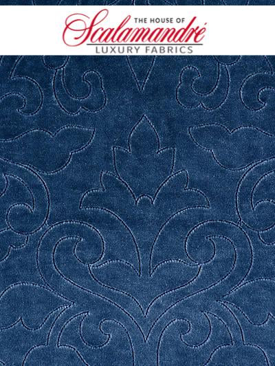 CLASSIC VELVET - NAVY - FABRIC - CH0662-231 at Designer Wallcoverings and Fabrics, Your online resource since 2007