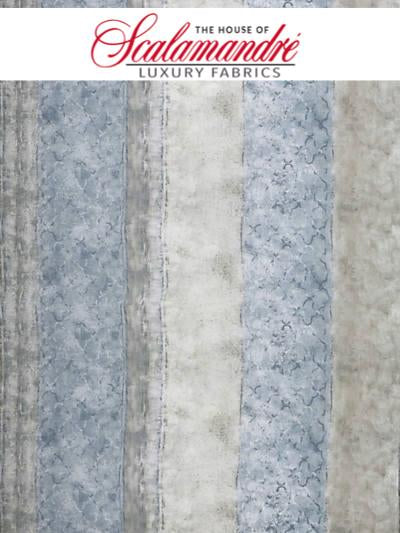 AFFRESCO - BLUE - FABRIC - CH0654-401 at Designer Wallcoverings and Fabrics, Your online resource since 2007