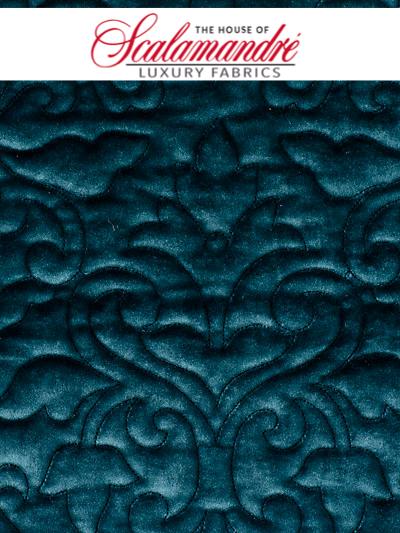 VELBRODE - TEAL - FABRIC - CH0655-529 at Designer Wallcoverings and Fabrics, Your online resource since 2007