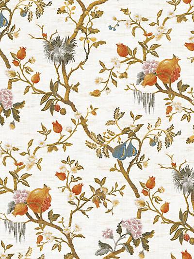 Melograno - Magnolia Wallpaper | Scalamandre 