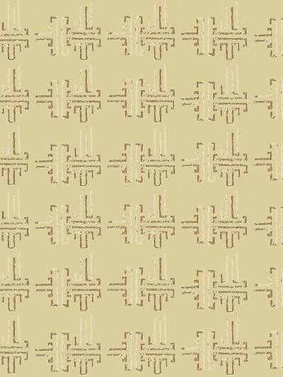 Ginkgo Coordinato - Beige Dorato | Scalamandre