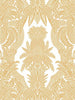 East India - Bianco / Oro Wallpaper | Scalamandre 