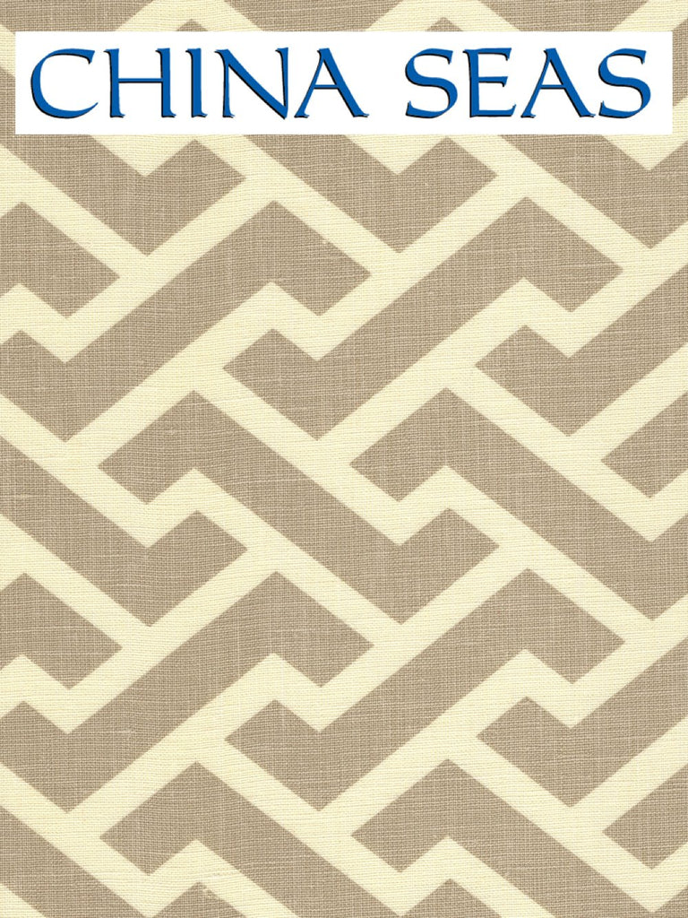 Aga Reverse Taupe on Tint Sample Fabric 