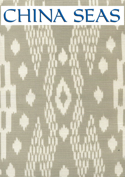 Andros Batik Gray on Tinted Linen Cotton Sample Fabric 