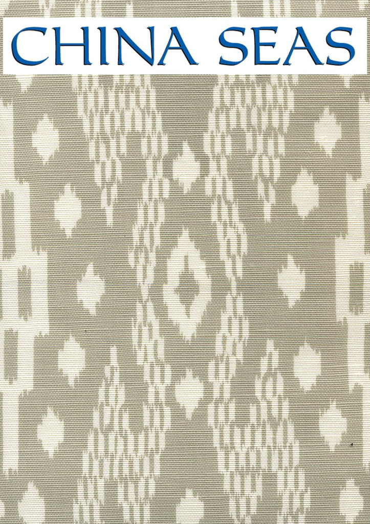 Andros Batik Gray on Tinted Linen Cotton Sample Fabric 