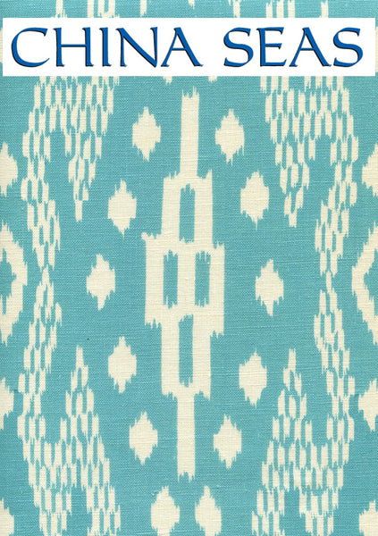 Andros Batik Turquoise on Tint Sample Fabric 