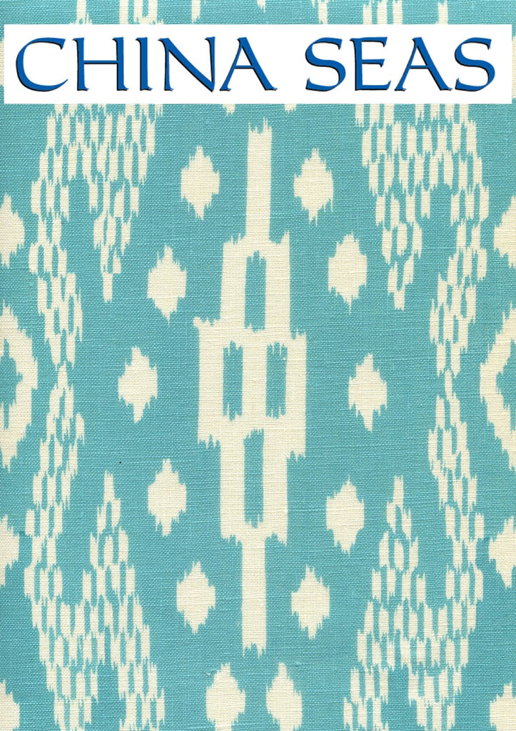Andros Batik Turquoise on Tint Sample Fabric 
