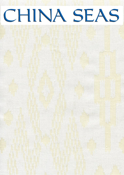 Andros Batik White on Tinted Linen Sample Fabric 