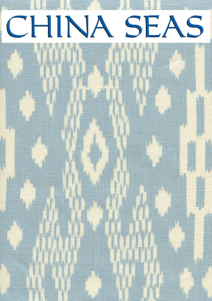 Andros Batik Windsor on Tinted Linen Sample Fabric 