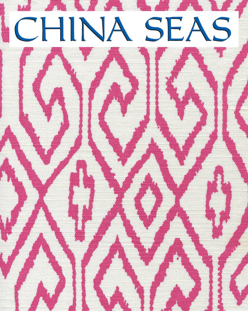 Aqua IV Magenta on White Sample Fabric 